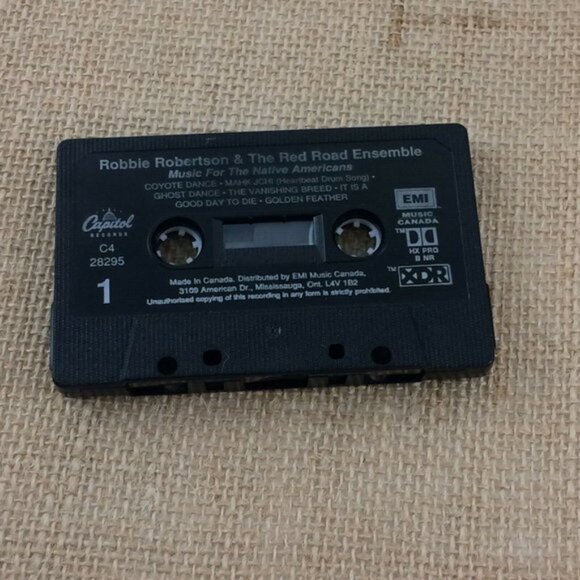 Robbie Robertson Red Road Ensemble Native Americans Cassette Tape 1994 TESTED - Picture 4 of 11